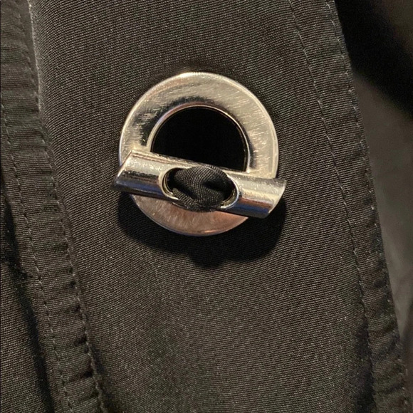 Studio Works Black Utility Rain Jacket | Size Small | Zip & Toggle | Chic & Func - Picture 4 of 11